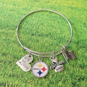Pittsburgh Steelers charm bracelet